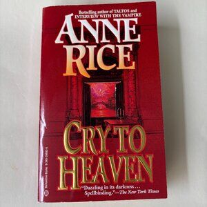 📚3/20$ Cry To Heaven by Anne Rice -Vintage 1995 Edition-
